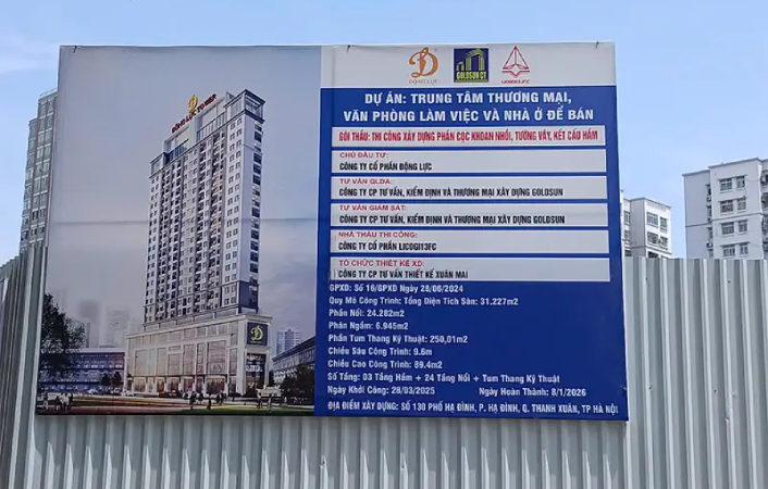 Chung cư Động Lực Tower là dự án hấp dẫn tại quận Thanh Xuân