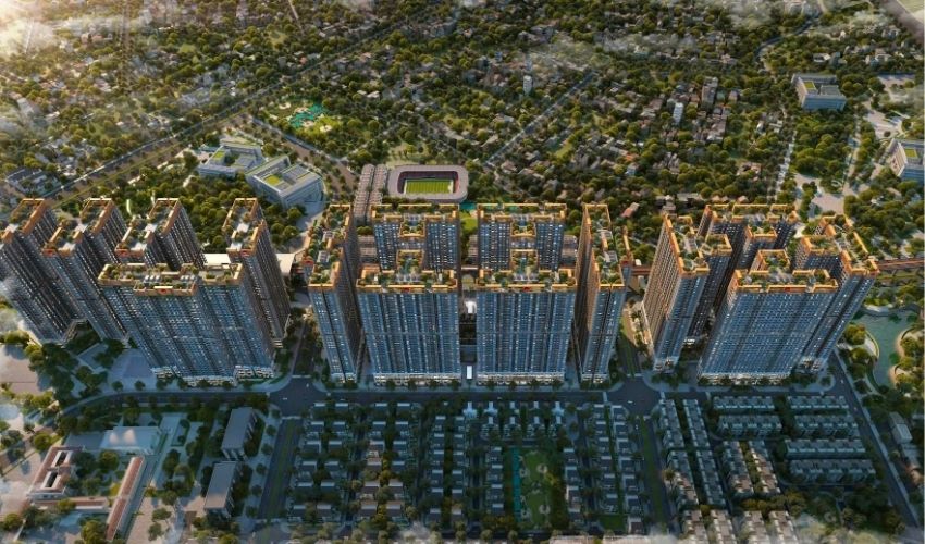 The Flame Vine nằm trong một tổng thể đã được quy hoạch đồng bộ