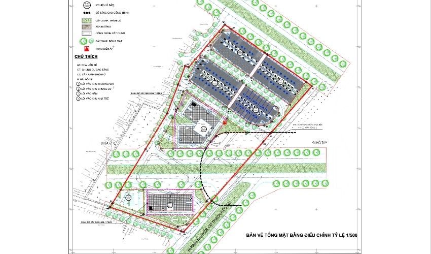 Quy hoạch dự án chung cư Phú Diễn của chủ đầu tư Minh Giang