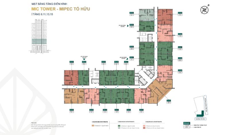 Mặt bằng thiết kế căn hộ Iconia Lakeside 54 Tố Hữu