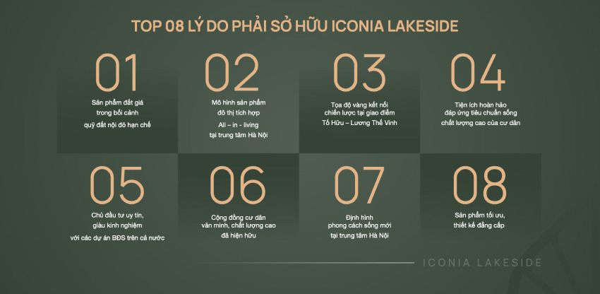 đây là những lý do nên sở hữu căn hộ Iconia Lakeside ngay hôm nay