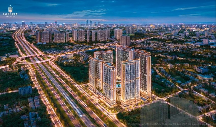 Toàn cảnh dự án Imperia Sky Park Nam An Khánh