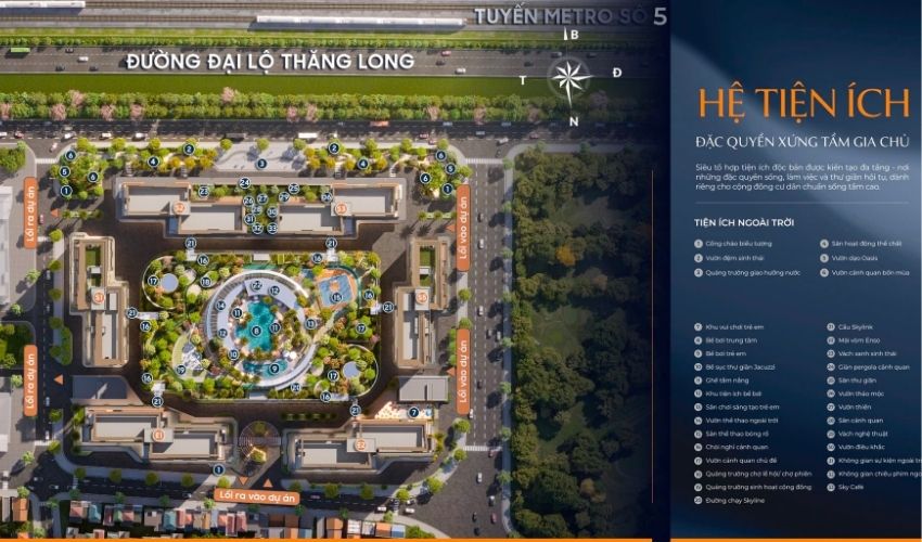 Hệ thống tiện ích đáng sống cao cấp tại dự án Imperia Sky Park